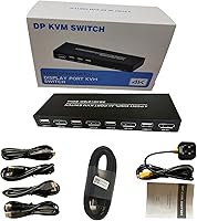 DiamondTiger 4-Port DisplayPort KVM Switch — image 6