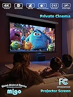 MIGO 150-Inch Pull Down Electric Projector Screen — image 3