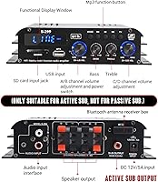 Facmogu S-299 4.1CH Bluetooth Power Amplifier — image 2
