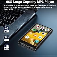 XBENDON M1 MP3 Player with Bluetooth and WiFi, 96GB Storage — image 3