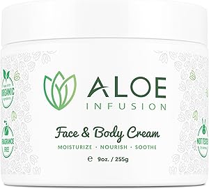 Aloe Infusion Aloe Vera Face & Body Cream 9oz Review