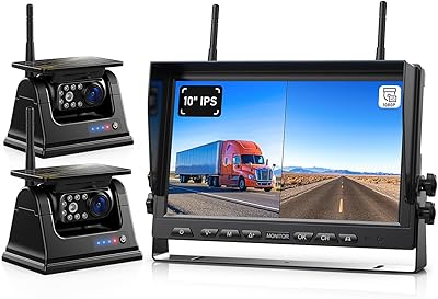 ZEROXCLUB BD102 Magnetic Solar Wireless Backup Camera System