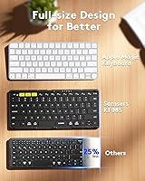Samsers KF08S Full-Size Foldable Bluetooth Keyboard — image 4