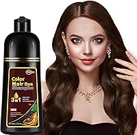 Lymznus Instant Coffee Hair Dye Shampoo 3 In 1, Coffee Brown 500mL — image 2