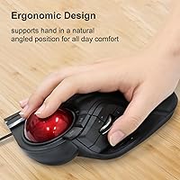 ELECOM M-HT1URBK Trackball Mouse — image 2