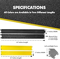 Kable Kontrol Drop Over Floor Cord Cover – 36″ Black — image 6