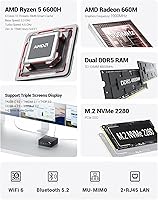 FIREBAT Mini PC AM02, AMD Ryzen 6600H, 16GB RAM, 512GB SSD — image 2