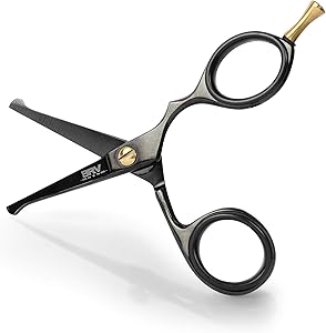 BRV MEN Rounded-Tip Small Trim Scissors for Men 4.2″ Review