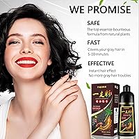 Onilyua Instant Silver Gray Hair Dye Shampoo 500mL — image 6