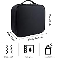 Oewoer Travel Makeup Bag 3 Layers Marble Pattern — image 4