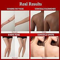 ANJOROUSA Body Coverage Perfector - Tattoo Cover Up Makeup, Bronze — image 5