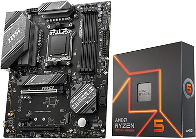 INLAND AMD Ryzen 9 7900X CPU Processor with MSI X670E Gaming Plus Motherboard