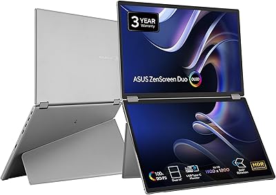 ASUS ZenScreen Duo OLED MQ149CD 14-inch Dual Portable Monitor