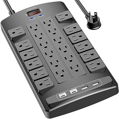 QINLIANF PW-902 24-Outlet Surge Protector