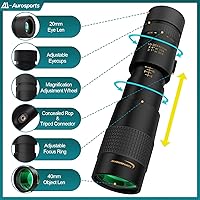 Aurosports 10-30x40 Zoom Monocular — image 2