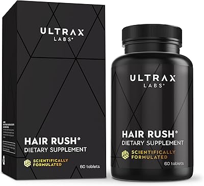 Ultrax Labs Hair Rush Hair Growth Supplement, 60 Tablets