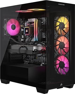 Corsair Vengeance a7500 Gaming PC – AMD Ryzen 5 9600X, NVIDIA GeForce RTX 4060 Ti, 32GB DDR5, 1TB SSD