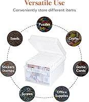 Lifewit 5x7 Photo Storage Box with 9 Inner Containers — image 3