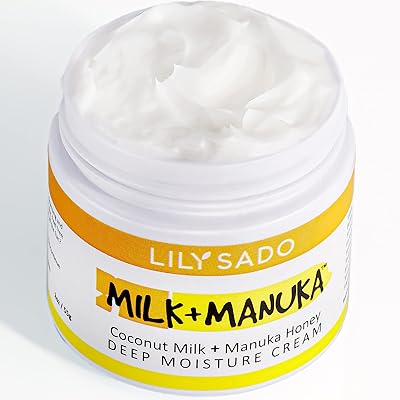 LILY SADO Coconut Milk and Manuka Honey Face Moisturizer 2oz