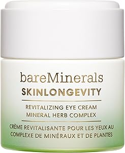 bareMinerals Skinlongevity Revitalizing Eye Cream 3.53oz Review