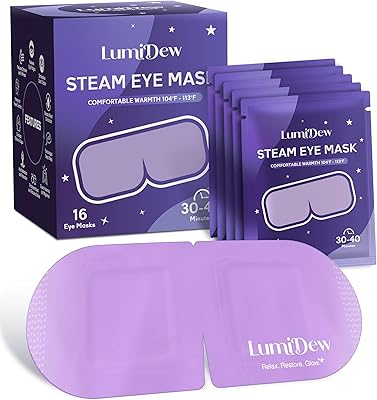 LumiDew Steam Eye Mask Unscented 16 Pack