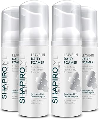 Shapiro MD Hair Growth Experts Leave-In Daily Foam - 4 Month Supply