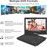 HotHat 12.5″ Portable DVD Player with Bluetooth and 10.1″ Swivel Screen — image 4