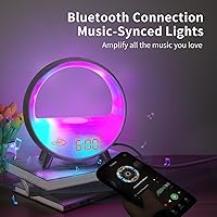 MOMILLA Smart Alarm Clock with Wireless Charging Station — image 4