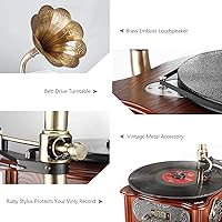 LuguLake TN03 Retro Turntable — image 3