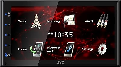 JVC KW-M180BT Bluetooth Car Stereo Receiver
