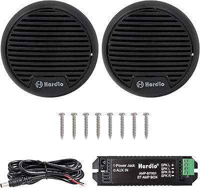 Herdio HMS-60BT 3″ Marine Bluetooth Speakers