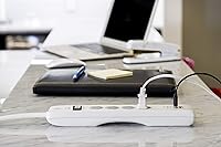 GE Surge Protector 4 Outlets 2 USB Ports 8ft Power Cord — image 2