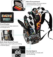 ALAZA Monster Truck Car Buffalo Plaid Check Backpack — image 5