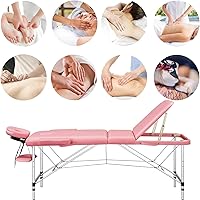 Yaheetech Portable Massage Table Pink 23 inch — image 7