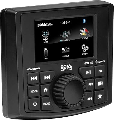 BOSS Audio Systems MGV520B Marine Gauge Receiver