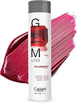Celeb Luxury Colorwash Color Depositing Shampoo - Ruby, 8.5oz