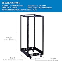 RackPath 25U Open Frame Server Rack — image 2