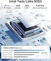 KAMRUI Essenx E2 N150 Mini PC, 16GB RAM, 512GB SSD — image 3