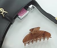 Hana Mia Premium Durable Acetate Hair Clip - Mocha — image 8