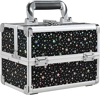 Joligrace Makeup Train Case Black Star