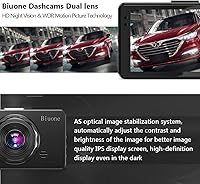 Biuone A20 Dash Cam Front and Rear 1080P — image 6