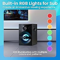 Acoustic Audio by Goldwood AA5400 5.1 Bluetooth Surround Sound Speaker System — image 5