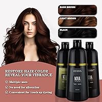 NOVA Shampoo Hair Dye Shampoo - Light Brown 500mL — image 4