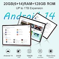 UJJ U6 Android 14 Tablet, 20GB RAM, 128GB Storage, 10.1-inch — image 3