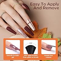 Modelones 24 PCS Gel Nail Polish Kit, A Cozy of the Fall — image 6