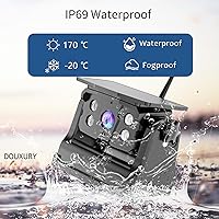 DOUXURY Wireless Backup Camera Solar Magnetic 5″ Monitor — image 9