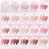 SHOYUM 24 Pcs Jelly Nude Gel Nail Polish Set — image 2