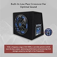 Rockville RVB12.1A 500W Active 12-inch Car Subwoofer — image 6