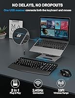 Hayyiesh Wireless Keyboard and Mouse Combo — image 4