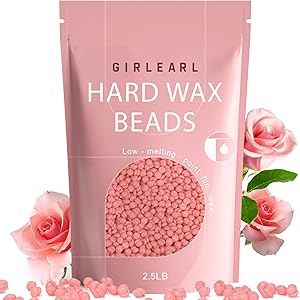 GIRLEARLE Rose Oil Infused Hard Wax Beads 2.5lb Review